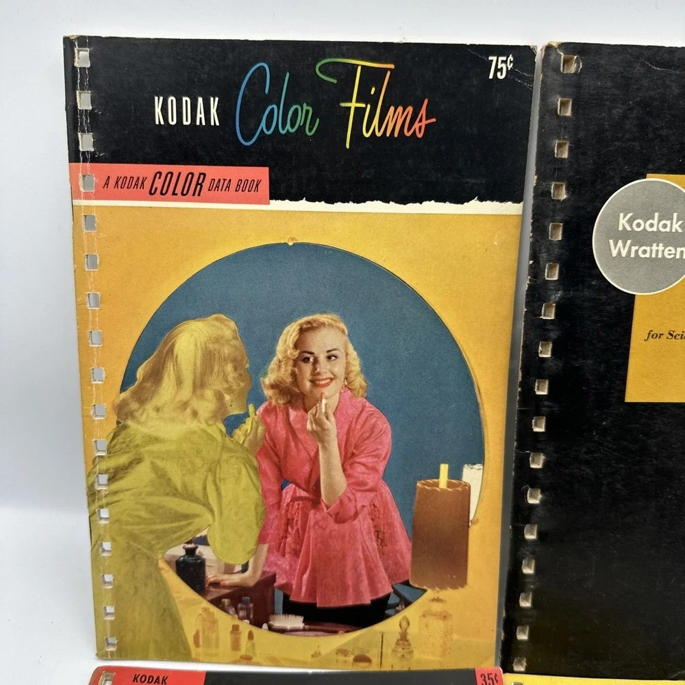 Kodak Photography Data Books. Lot Of 4 Paperback Books.  1949-1956‎
